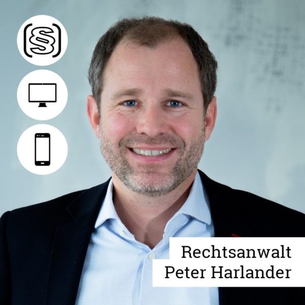Webinar Rechtsanwalt Peter Harlander